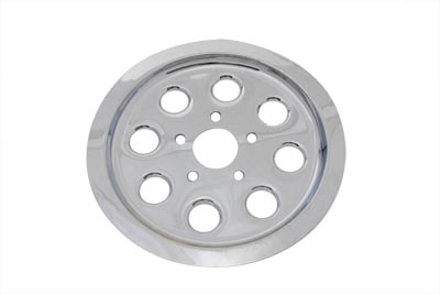 V-Twin 42-0670 - Rear Pulley Cover 61 Tooth Chrome
