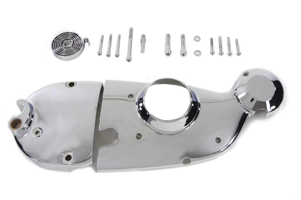 V-Twin 42-0894 - Chrome Cam and Sprocket Cover Kit