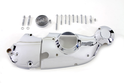 V-Twin 42-0895 - Chrome Cam and Sprocket Cover Kit