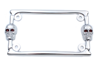 V-Twin 42-1070 - License Plate Frame Chrome