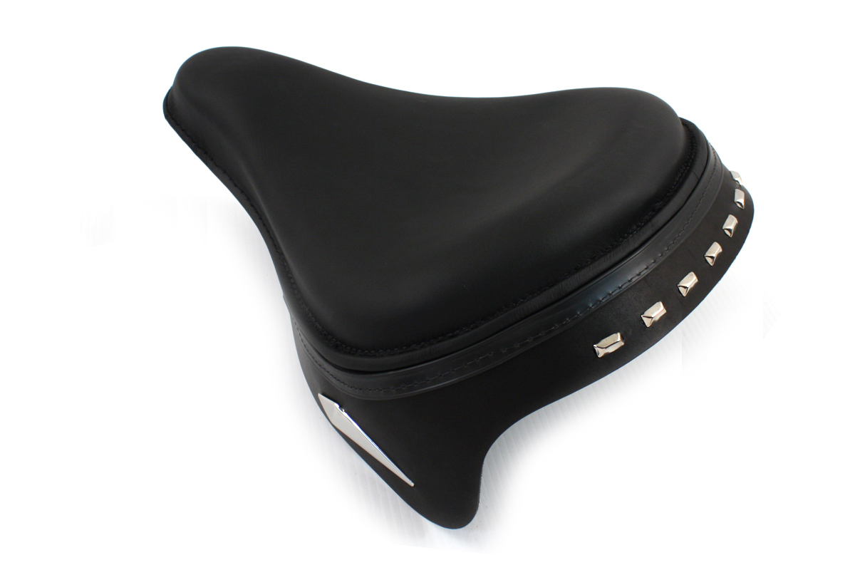 V-Twin 47-0114 - Black Leather Metro Police Solo Seat