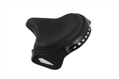 V-Twin 47-0775 - Police Style Black Solo Seat with Spears