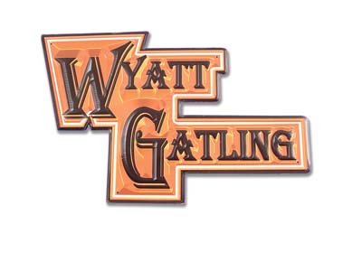 V-Twin 48-0103 - Wyatt Gatling Dealer Sign