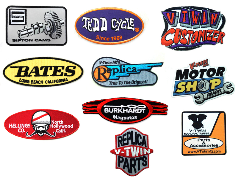 V-TWIN MFG BRAND PATCH SERIES VTWIN 48-0549