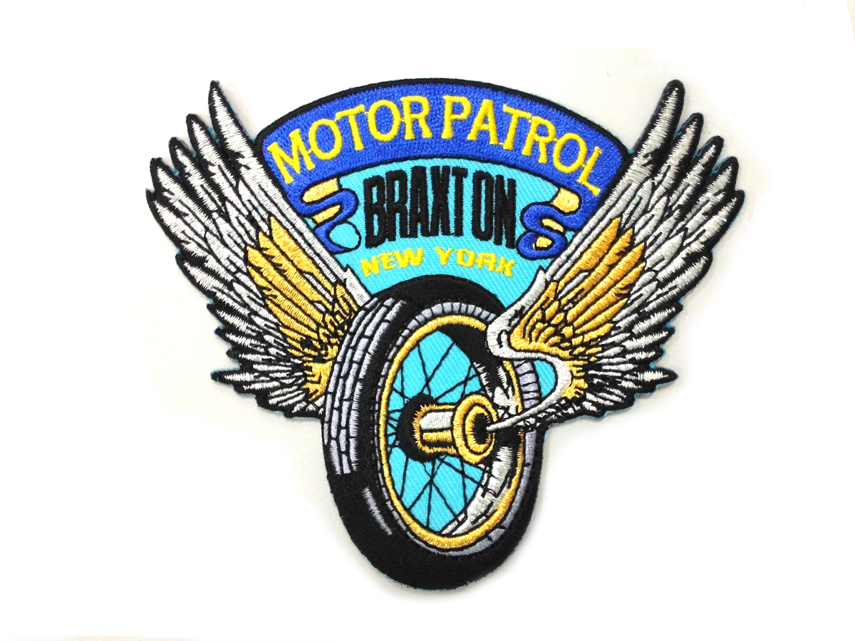 V-Twin 48-2313 - Wing Wheel Motor Patrol Patches