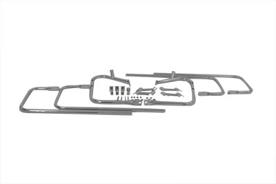 V-Twin 49-2508 - Chrome Saddlebag Guard Kit