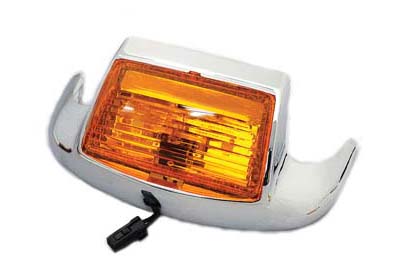 V-Twin 50-1162 - Front Fender Tip with Bulb Type Lamp