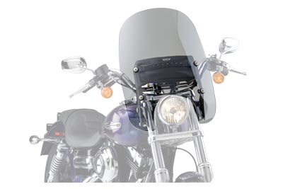 V-Twin 51-0285 - Spartan Quick Release Windshield Clear