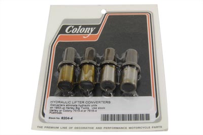 V-Twin 8204-4 - Solid Tappet Adapter Kit 4 Piece