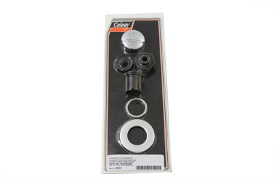 V-Twin 8809-6 - Triple Tree Stem Bolt and Cover Kit