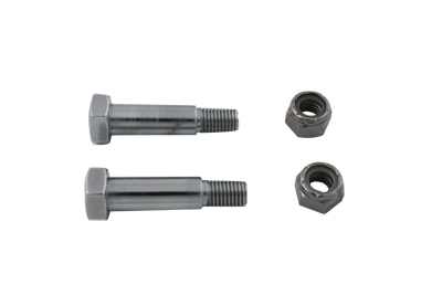 V-Twin 8850-4 - Driver Footpeg Dome Bolt and Nut Chrome