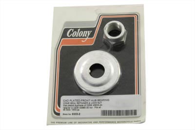 V-Twin 9303-2 - Front Cone Nut Kit Cadmium