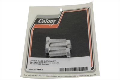 V-Twin 9846-4 - Tappet Block Screw Kit Cadmium