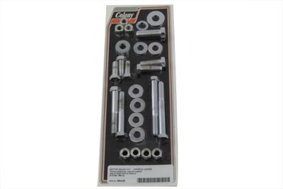 V-Twin 9854-28 - Upper and Lower Chrome Engine Bolts