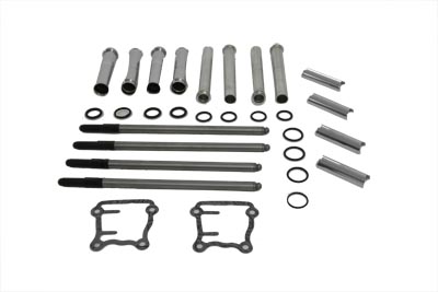 S&S ADJUSTABLE PUSHROD COVER KIT VTWIN 11-7715