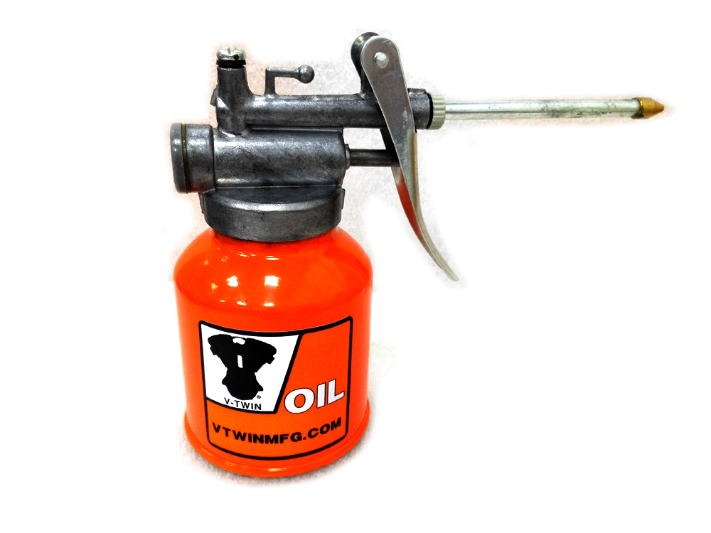 SQUIRT OIL CAN, METAL VTWIN 16-0565