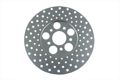 V-Twin 23-0309 - 10" Drilled Front or Rear Brake Disc