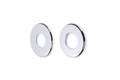 V-Twin 24-0114 - Upper and Lower Chrome Dust Shields