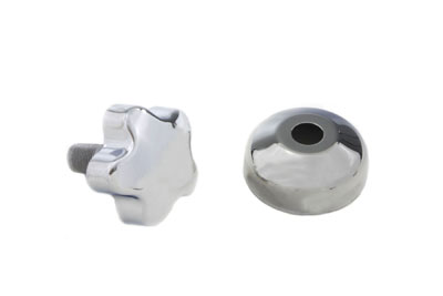 V-Twin 24-0207 - Chrome Fork Damper Knob with Cover