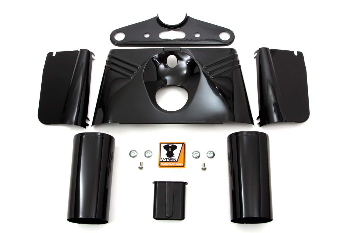 V-Twin 24-1464 - Black Fork Cover Kit