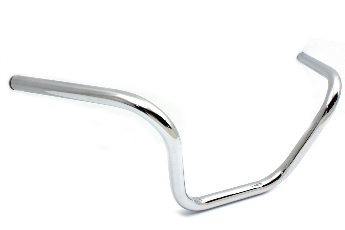 V-Twin 25-0542 - 12" Buckhorn Handlebar without Indents