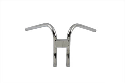 V-Twin 25-0626 - 12" Buckhorn Handlebar without Indents