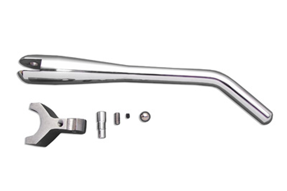 V-Twin 27-0133 - Chrome Kickstand Assembly Weld-On Type
