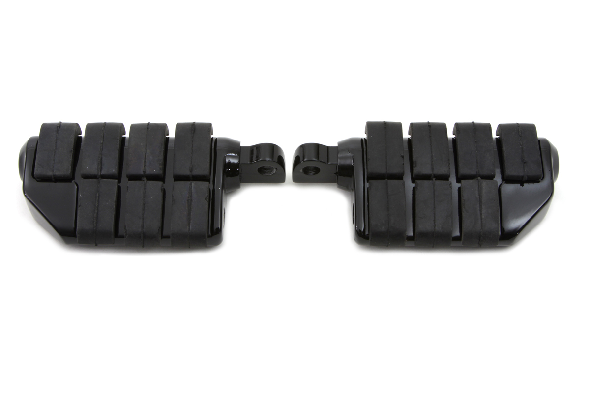 V-Twin 27-1059 - Black Double Wide Cats Paw Footpeg Set