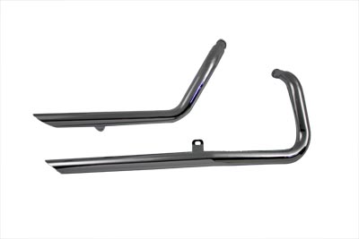 V-Twin 30-0342 - Exhaust Drag Pipe Set Turn Down