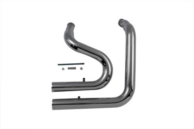 V-Twin 30-0543 - Exhaust Drag Pipe Set Stack Type