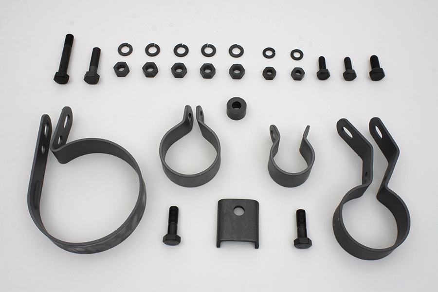 EXHAUST CLAMP KIT, PARKERIZED VTWIN 31-0030