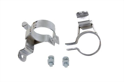 V-Twin 31-0280 - Fishtail Exhaust Clamp Set