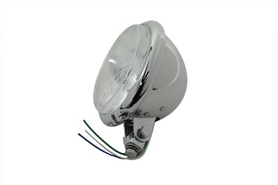 V-Twin 33-0019 - 5-3/4" Round Headlamp Assembly Bates Style