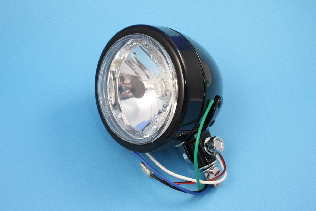 V-Twin 33-0077 - 4" Round Headlamp 12 Volt
