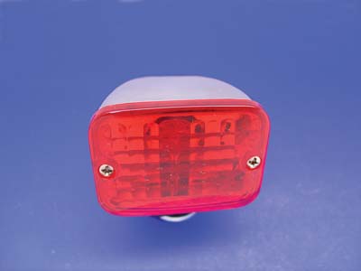 V-Twin 33-0419 - Chrome Tour Marker Lamp Set with Red Lens
