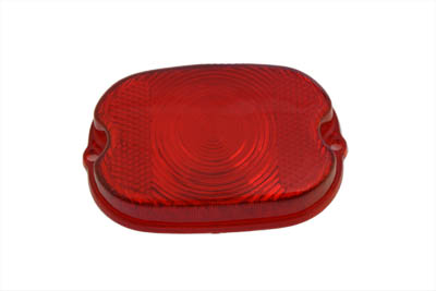 V-Twin 33-0504 - Tail Lamp Stock Type Red Plastic Lens