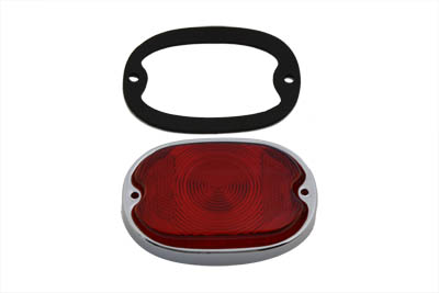 V-Twin 33-0550 - Lens and Rim Kit For Stock Tail Lamp
