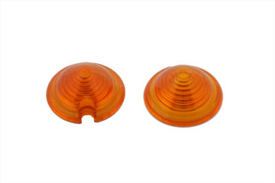 V-Twin 33-0575 - Bullet Style Marker Lamp Amber Lens Set