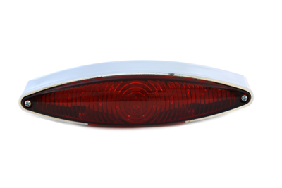 V-Twin 33-0651 - Chrome Snake Eye Fender Mount LED Tail Lamp Kit