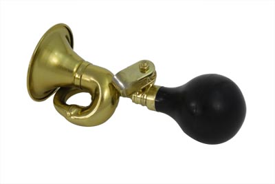 V-Twin 33-0703 - Classic Bugle Style Brass Squeeze Horn