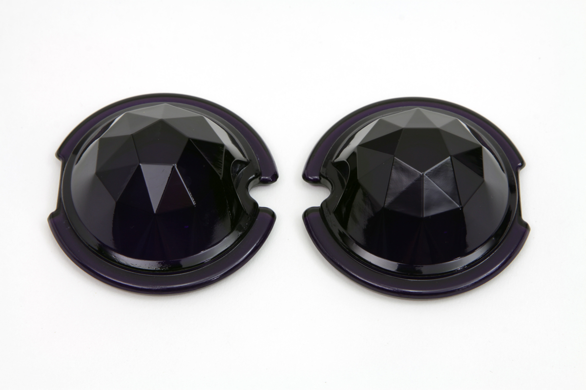 V-Twin 33-1142 - Tail Lamp Lens Set Faceted Purple