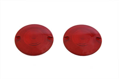 V-Twin 33-1978 - Turn Signal Lens Set Red Front