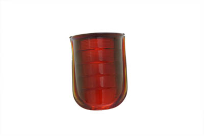 V-Twin 33-2052 - Tail Lamp Lens Beehive Style Glass Red