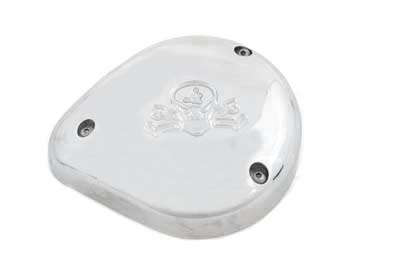 V-Twin 34-1264 - Mini Tear Drop Air Cleaner Cover Skull Style