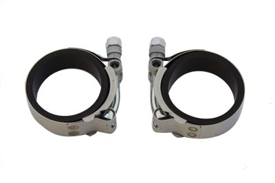 V-Twin 35-0409 - Power Intake Manifold Clamp Kit with Flat Seals