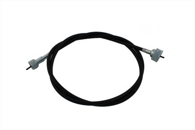 V-Twin 36-0626 - 54-1/2" Black Speedometer Cable