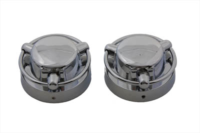 V-Twin 38-0301 - Satellite Style Gas Cap Cover Set