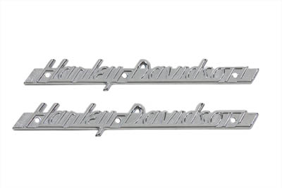 V-Twin 38-6694 - OE Emblem Set with Chrome Lettering