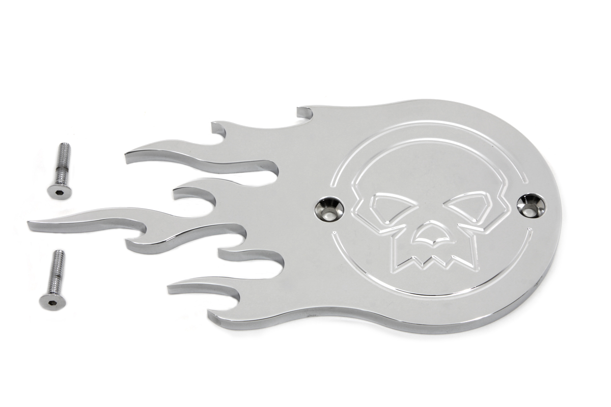 V-Twin 42-0065 - Chrome Flame Style Point Cover