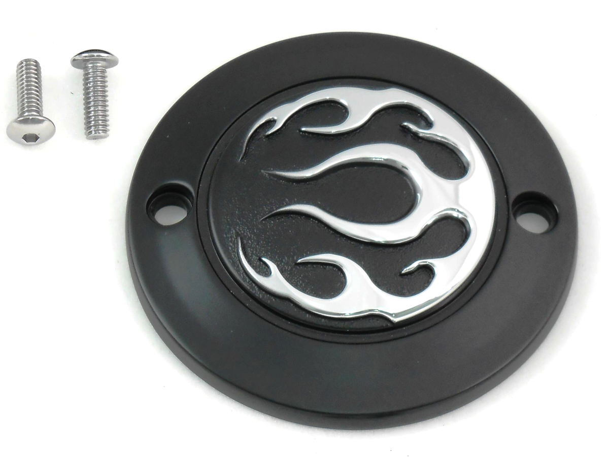 V-Twin 42-0475 - Black 2-Hole Flame Point Cover